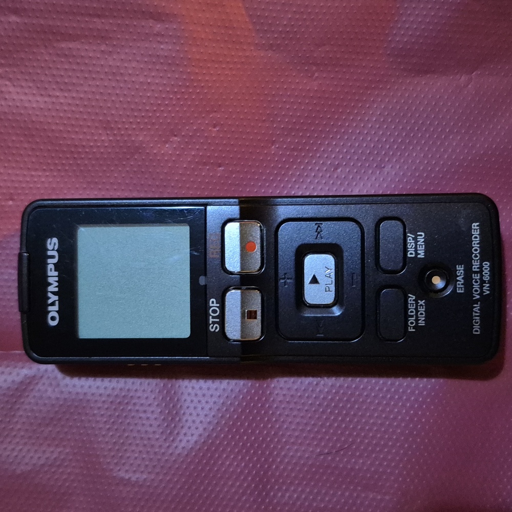 Olympus digital voice recorder, euc